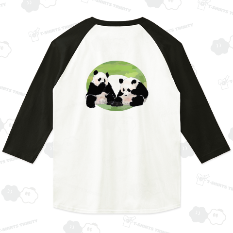 ならんでおやつ パンダ姉妹 背面プリント ドーナツ