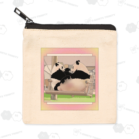 パンダ おやこでブランコ 《背面プリント》