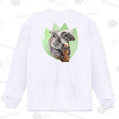 おんぶのコアラ グリーン《背面プリント》