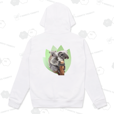 おんぶのコアラ グリーン《背面プリント》