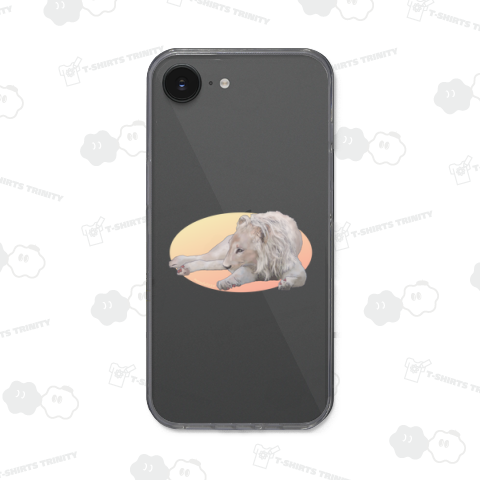 ホワイトライオンの休息《前面プリント》