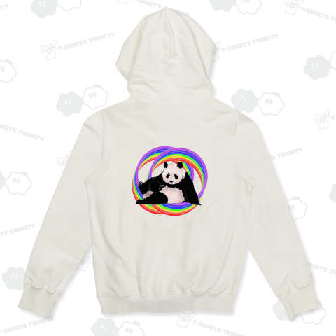 虹リング パンダ 背面プリント