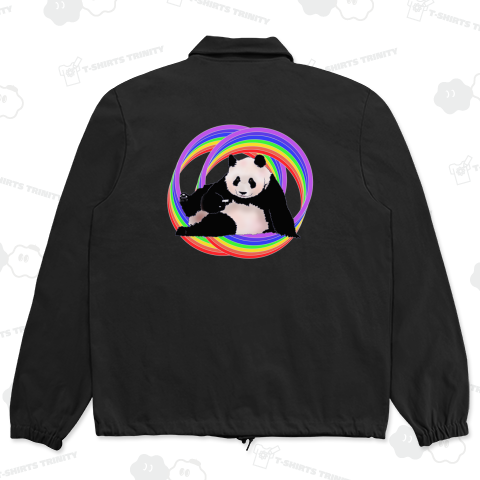 虹リング パンダ 背面プリント