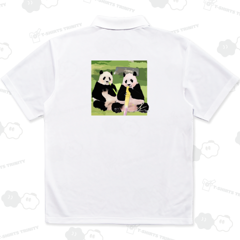 パンダ姉妹 背面プリント