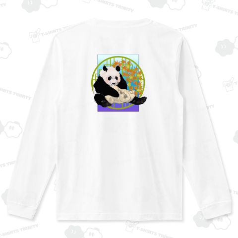 窓辺のパンダ 紅葉《背面プリント》