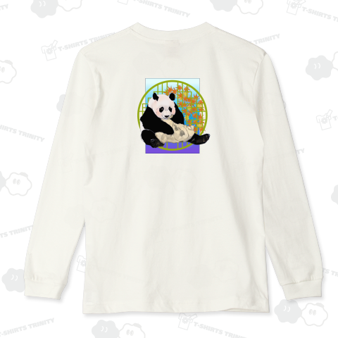 窓辺のパンダ 紅葉《背面プリント》