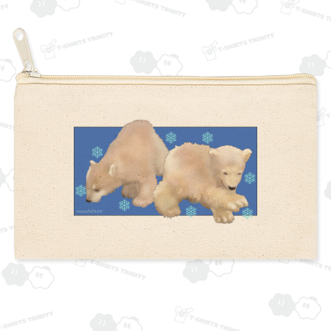 ふたごの子ぐま ホッキョクグマ 《背面プリント》