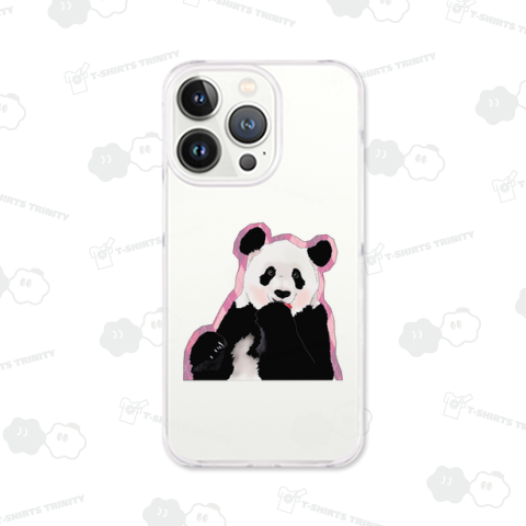 お祝いりんご パンダ女子 チェック柄