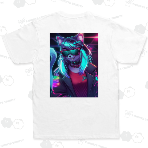 サングラスを掛けた猫12 バックプリント