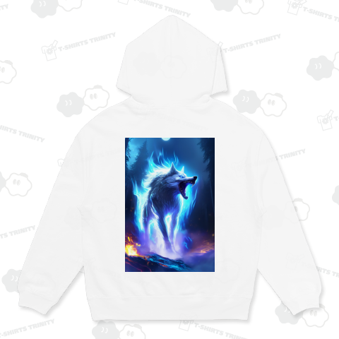 月夜とオオカミ 003 バックプリント