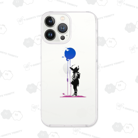 青い風船の少女