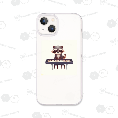 Raccoon playing piano(ピアノを弾くアライグマ)
