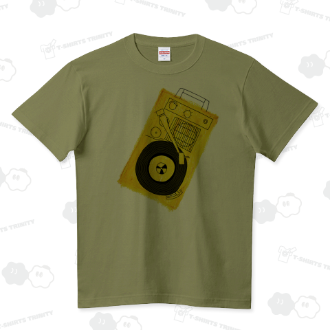 黄色いレコードプレーヤー
