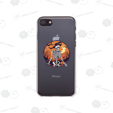 骸骨と月「Skeleton and moon」