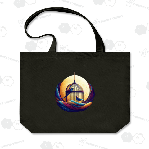 鳥かごと月「birdcage and moon」