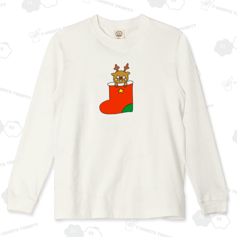 トナカイとクリスマスブーツ