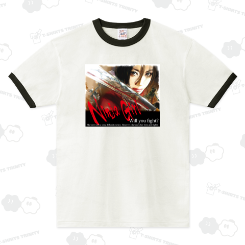 Ninja Girl Illustration「will you fight」