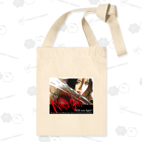 Ninja Girl Illustration「will you fight」