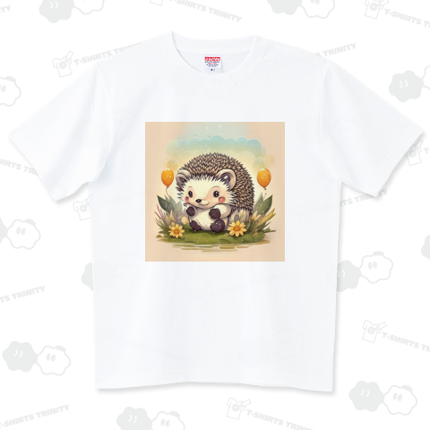 ちょこんとハリネズミ