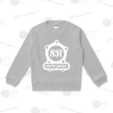 ガスケットエンブレム 【SR400】白プリント