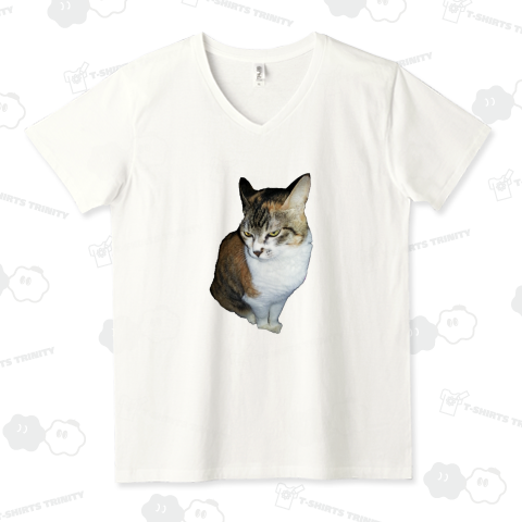 眼つきの悪いみけねこ 向かって左向きVer