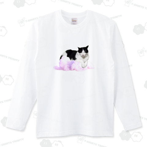 おねむのはちわれ 彩雲に乗って