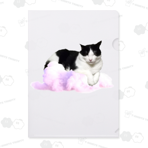 おねむのはちわれ 彩雲に乗って