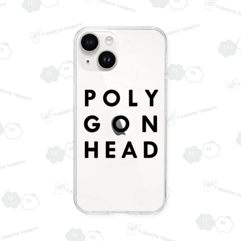 ポリゴンヘッドの公式ロゴ(ベーシック黒バージョン)