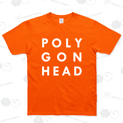 ポリゴンヘッドの公式ロゴ(ベーシック白バージョン)