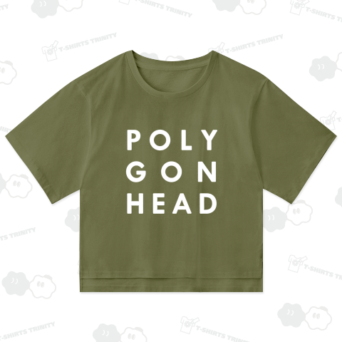 ポリゴンヘッドの公式ロゴ(ベーシック白バージョン)