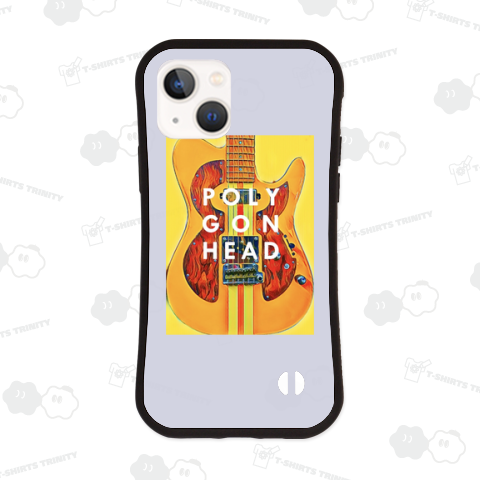 ポリゴンヘッド公式ロゴと森川 祐護のオリジナルギター (その2)