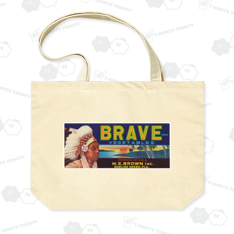 Brave Brand Vegetables Label