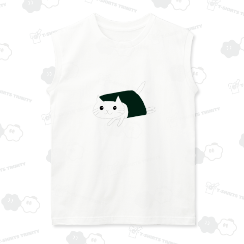 海苔巻きねこ(白猫)