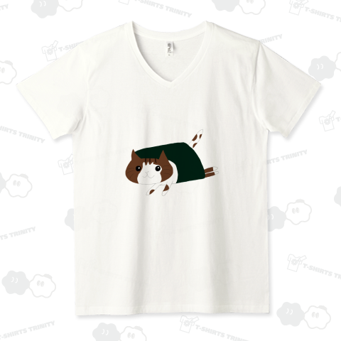 海苔巻きねこ(茶猫)