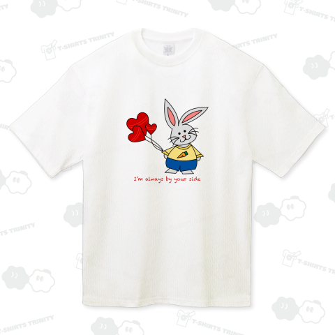 ハートの風船&うさぎ