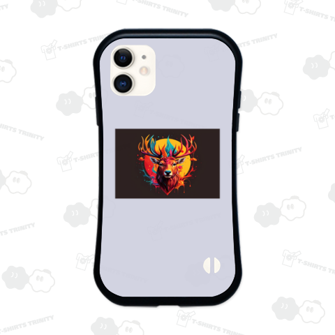 カラフルな鹿のアート