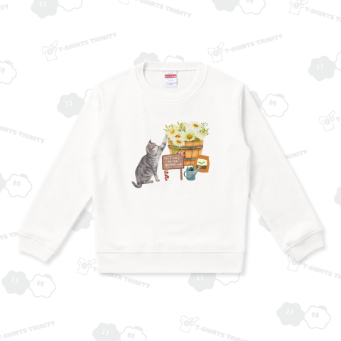 お花が好きな猫