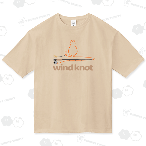 wind knot ビッグシルエットTシャツ(5.6オンス)