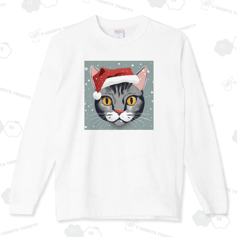 クリスマスに固まるネコ