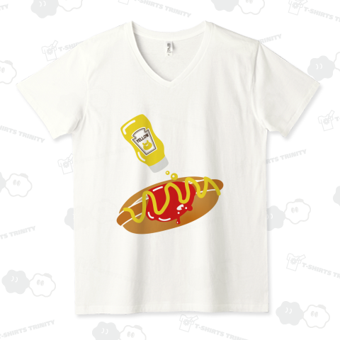 ホットドッグとくま印マスタード