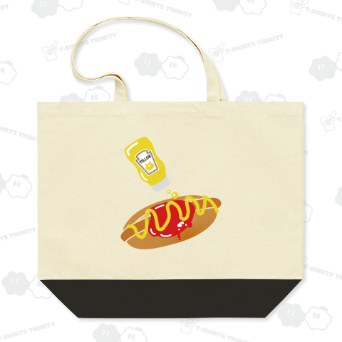 ホットドッグとくま印マスタード