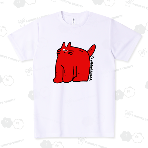 CUBECAT ドライTシャツ(4.4オンス)