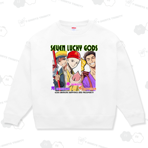 美男美女の七福神!恵比寿様と寿老人と布袋尊!