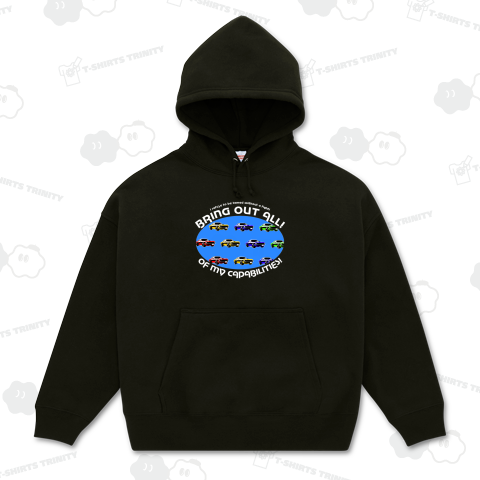 マッスルカーのカラフルパターン!青(濃色用)