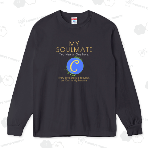 大事な人のイニシャルを身に付けよう!「C」(濃色用)