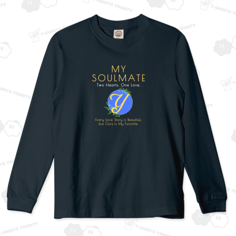 大事な人のイニシャルを身に付けよう!「Y」(濃色用)