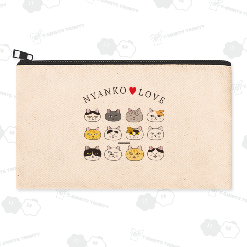 にゃんこラブシリーズ ねこ顔だらけ