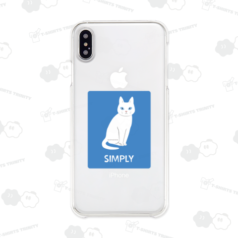 デザインにゃんこシリーズ 白ねこシンプリー