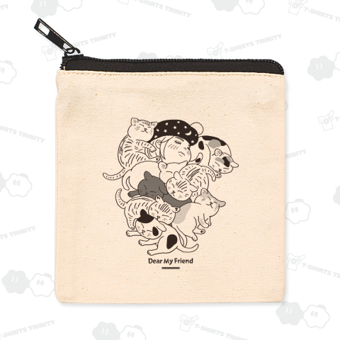 ねことねる シリーズ みんなとねる モノクロ