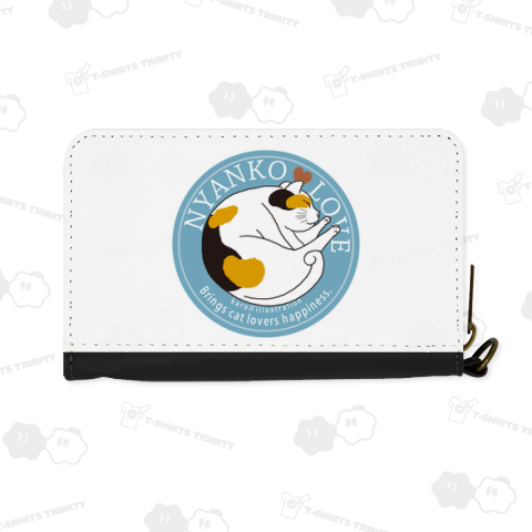 にゃんこステッカーシリーズ にゃんこラブ三毛猫